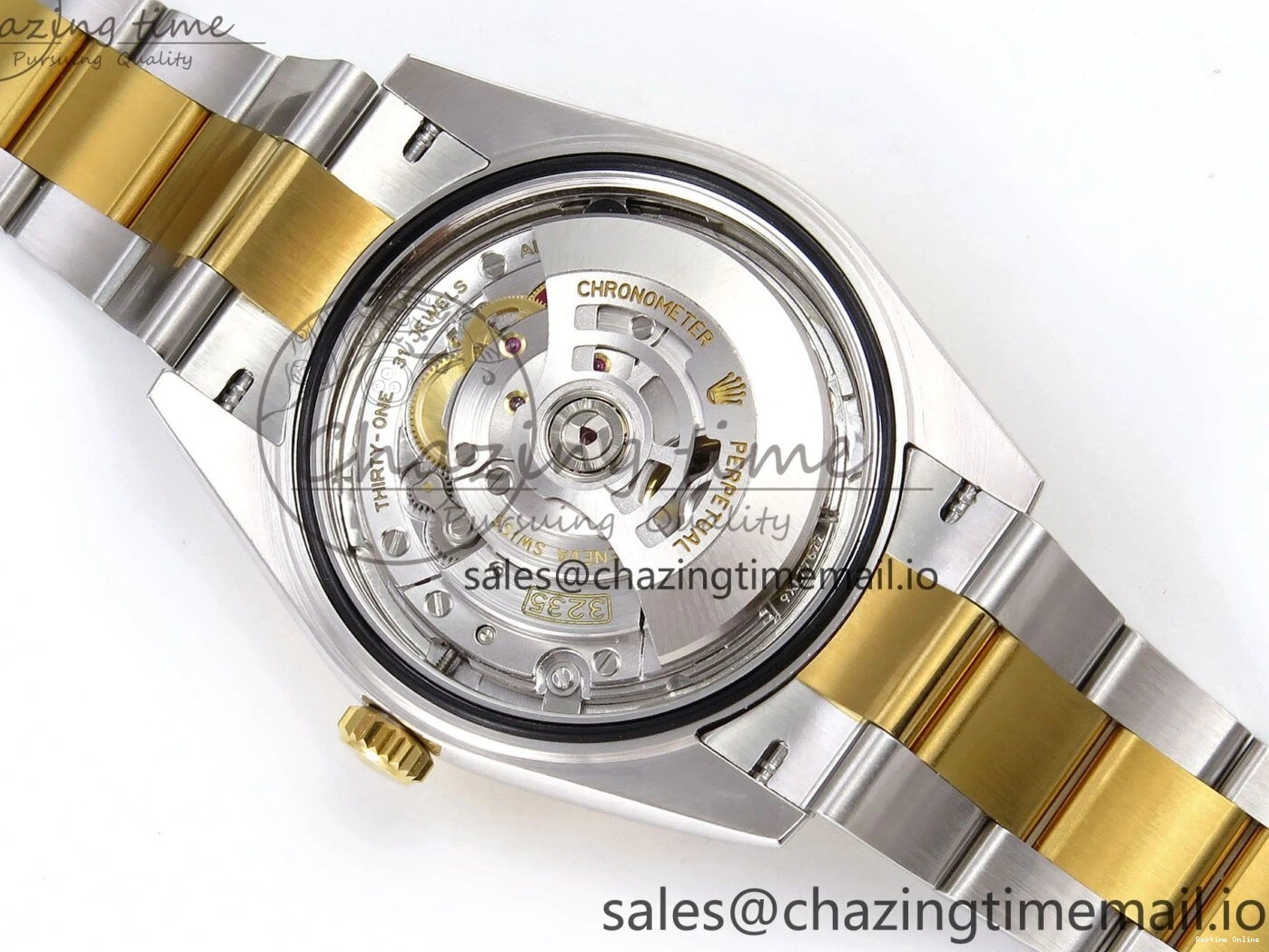 0117 DateJust 41 SS YG ARF 1:1 Best Edition 904L Steel White MOP Dial on Oyster Bracelet SH Sporty 1257